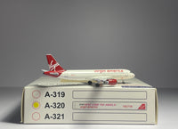 Aeroclassics 1:400 Virgin America Airbus A320-200 N627VA "HERE COME THE ANGELS" ACN627VA