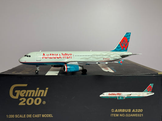 Gemini Jets 1:200 America West Airbus A320-200 N628AW G2AWE021