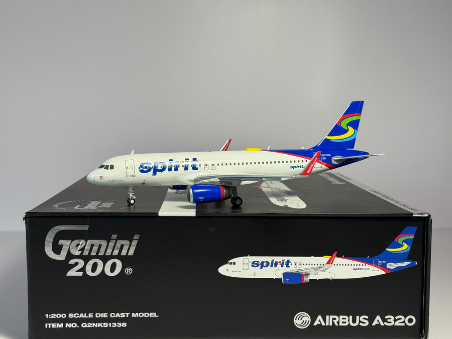 Gemini Jets 1:200 Spirit Airlines Airbus A320-200 N633NK Skittles G2NKS1338