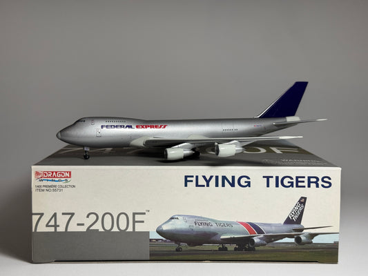 Dragon Wings 1:400 Federal Express Boeing 747-200F N641FE Flying Tigers Hybrid 55731