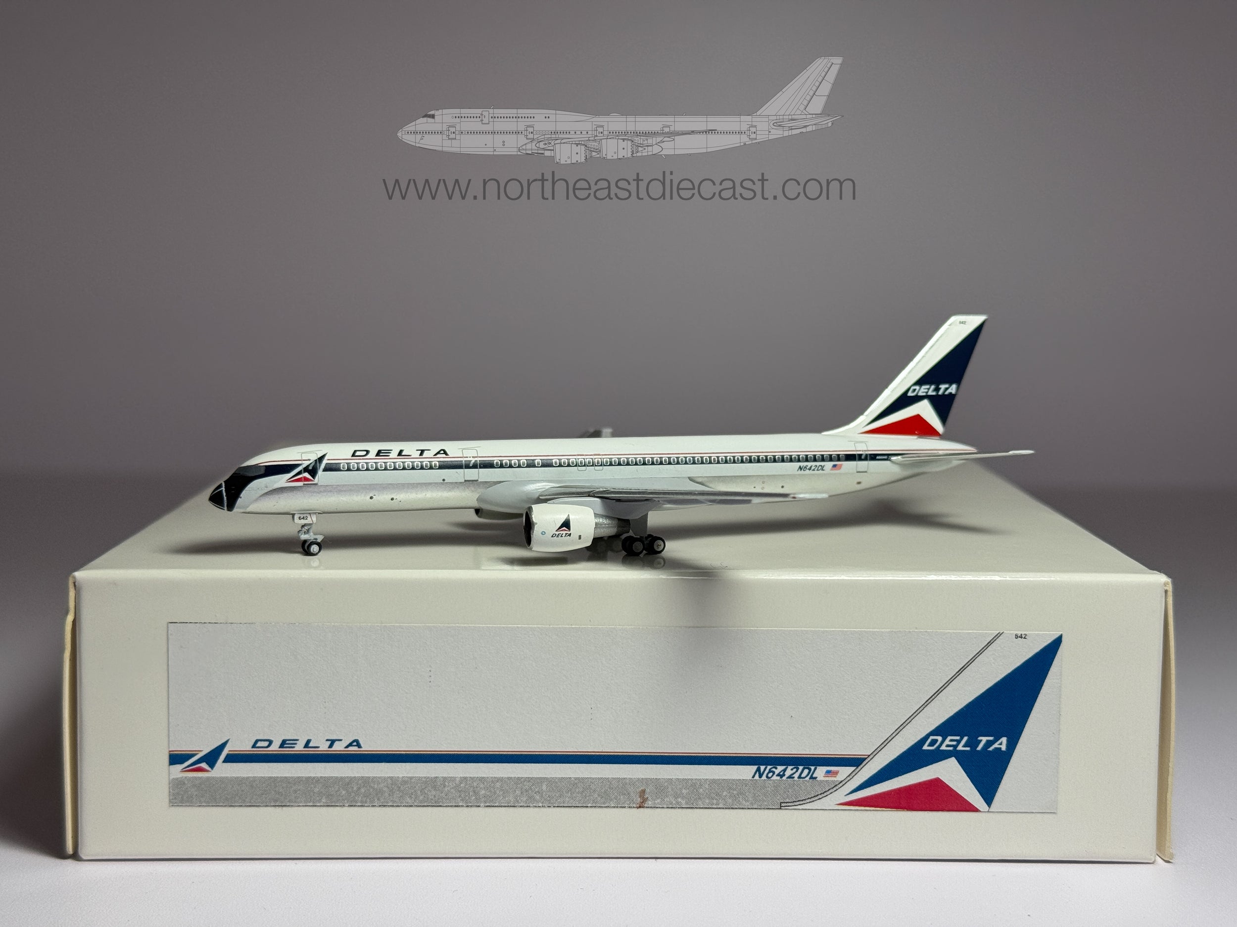 Delta Air Lines Boeing 757-200 1:400 Aeroclassics N642DL (ACN642DL)