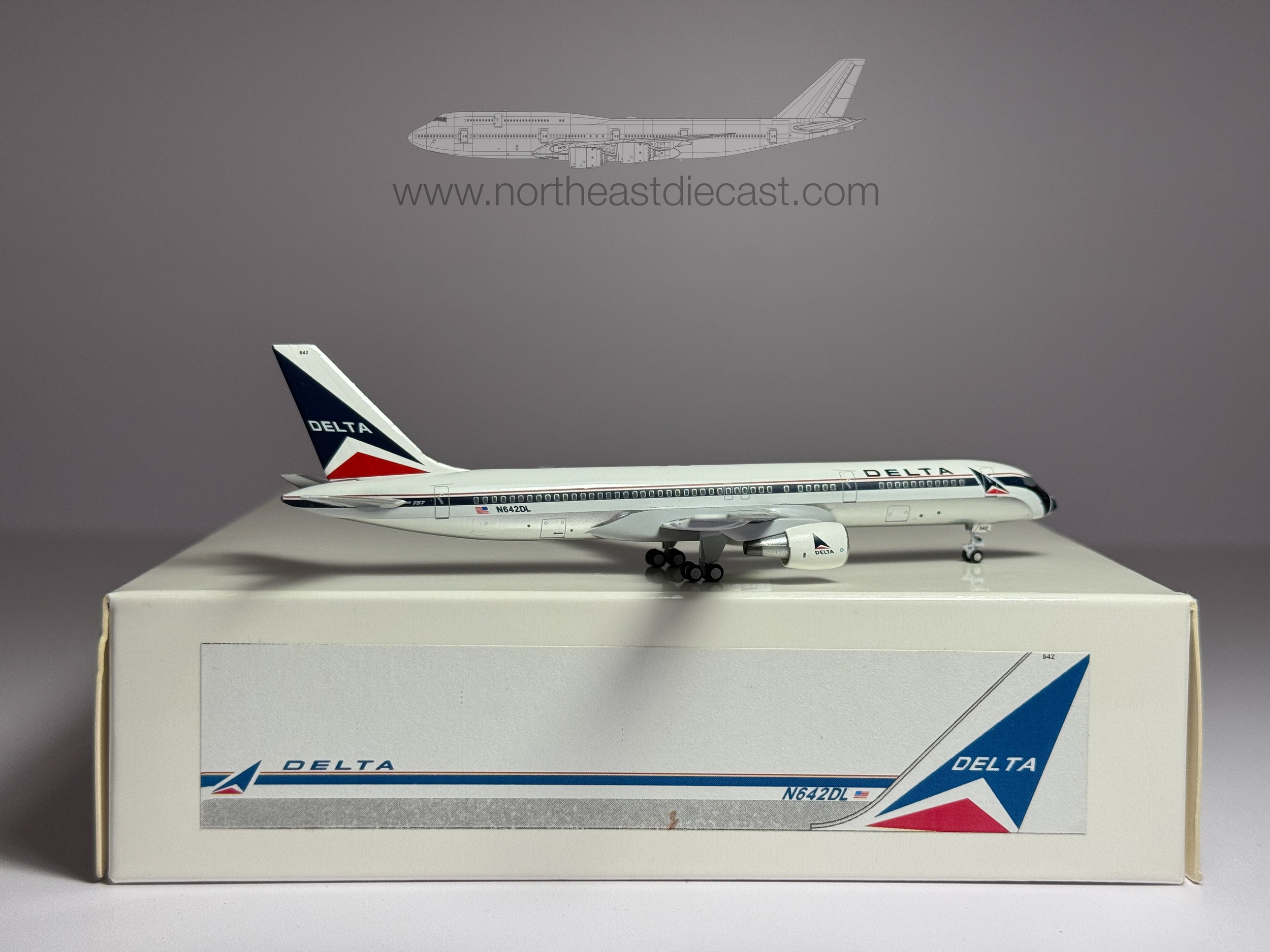 Delta Air Lines Boeing 757-200 1:400 Aeroclassics N642DL (ACN642DL)
