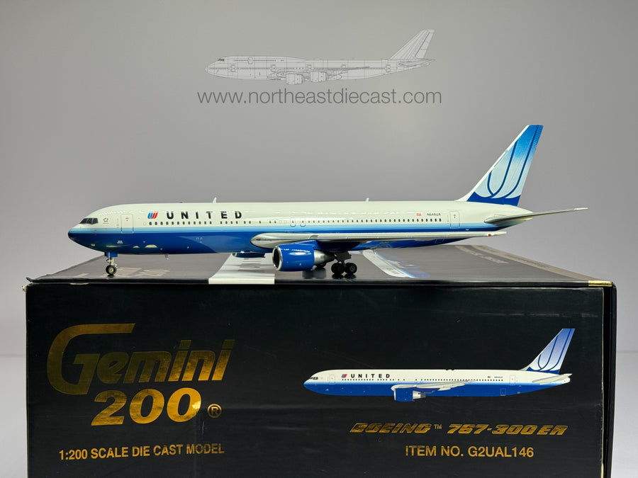 United Airlines Boeing 767-300ER 1:200 Gemini Jets N648UA (G2UAL146)