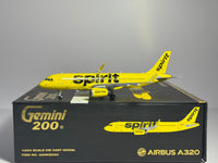 Gemini Jets 1:200 Spirit Airlines Airbus A320 N649NK Bare Fare G2NKS550