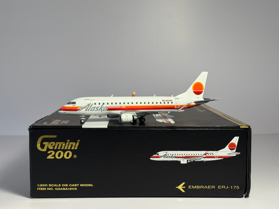 Gemini Jets 1:200 Alaska Airlines Embraer E175 N652MK Horizon Air G2ASA1205