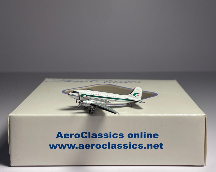 Aeroclassics 1:400 Frontier Airlines Douglas C-47 N65385 Skytrain AC18187