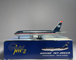 Gemini Jets 1:400 U.S Airways Boeing 767-200 N655US 1990s Dark Blue GJUSA426