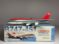 Dragon Wings 1:400 Northwest Airlines Boeing 747-400 N665US Bowling Shoe 55074
