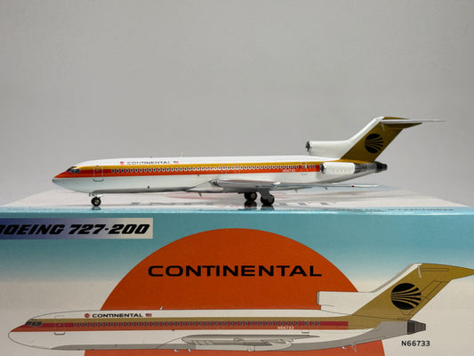 Inflight200 Continental Airlines Boeing 727-200 N66733 Black Meatball IF722CO0524