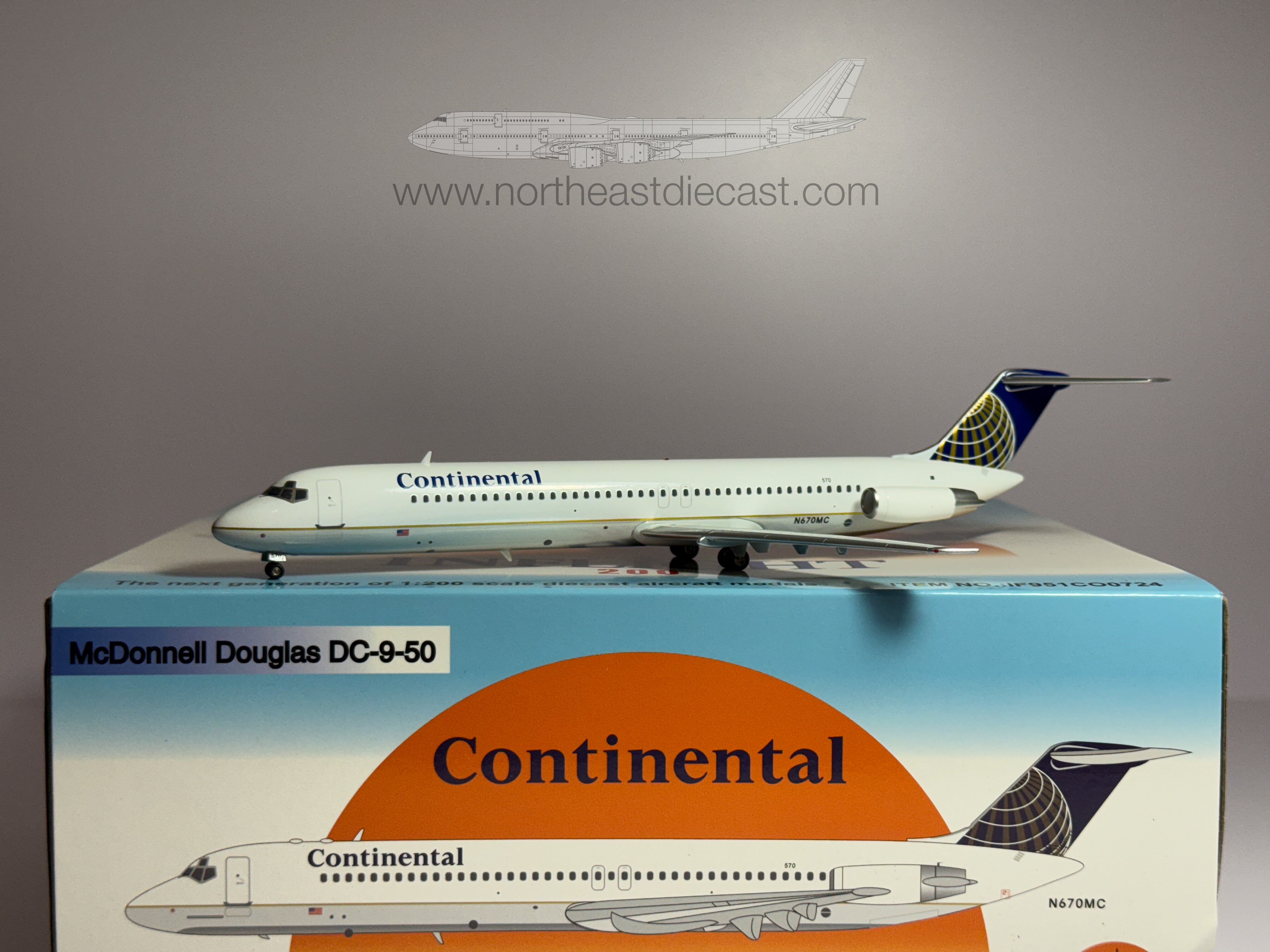 Douglas DC-9 Diecast Aircraft Models · Northeast Diecast