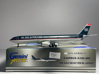 Gemini Jets 1:400 U.S. Airways Airbus A330-300 N672UW 1990s Dark Blue GJUSA557
