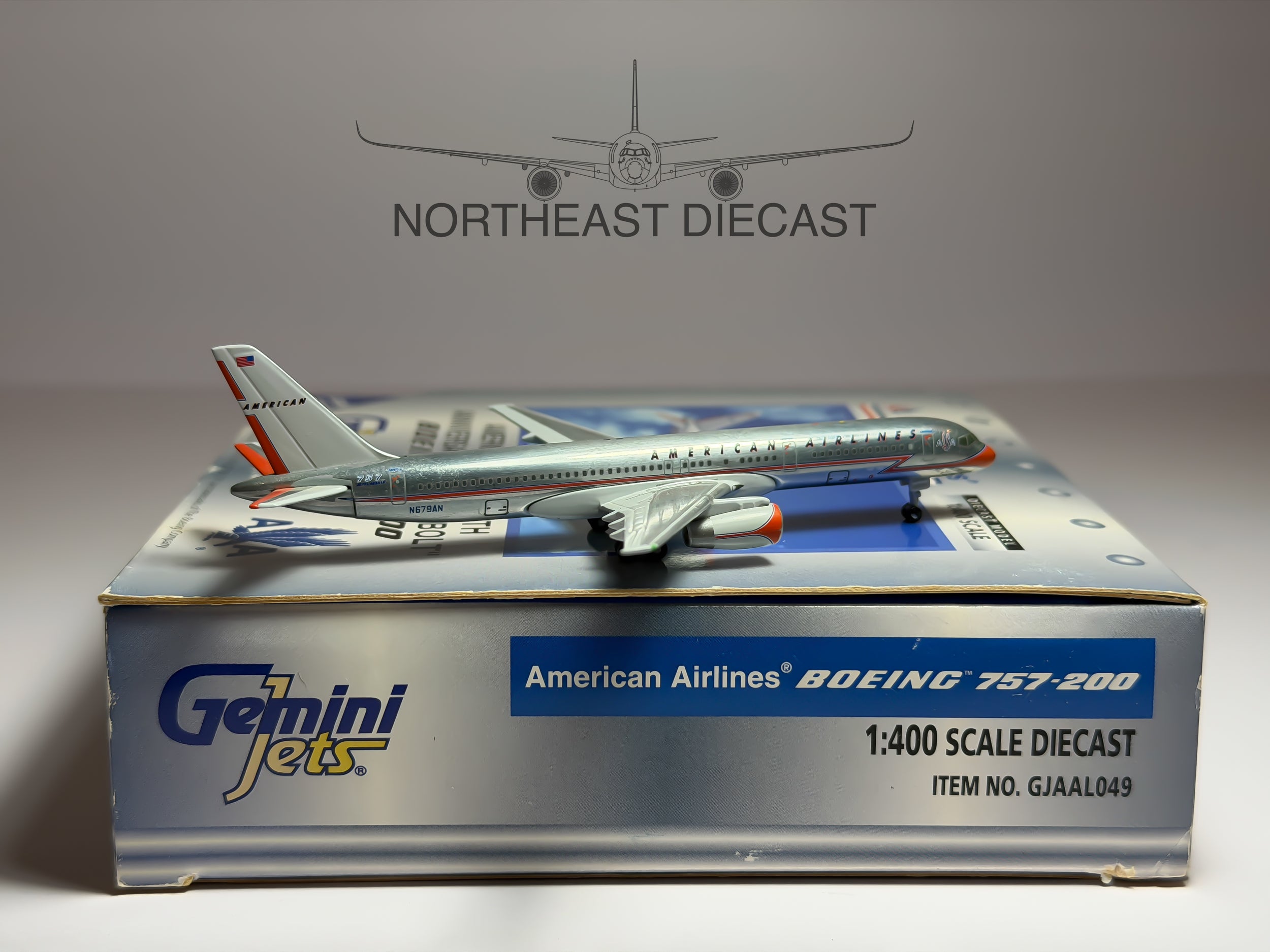 American Airlines Boeing 757-200 1:400 Gemini Jets N679AN (GJAAL049)