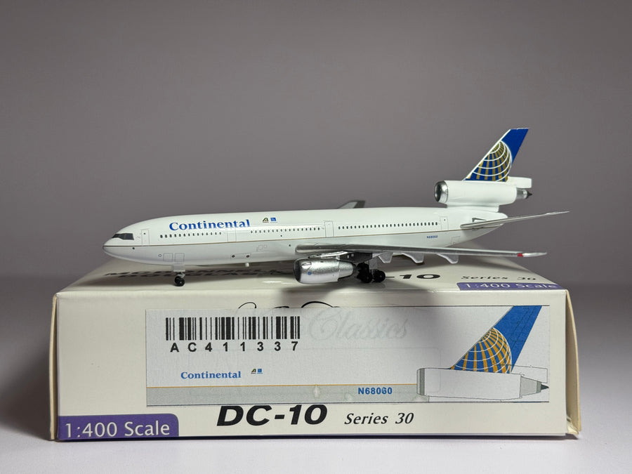 Aeroclassics 1:400 Continental Airlines McDonnell Douglas DC-10 N68060 Alitalia hybrid AC411337