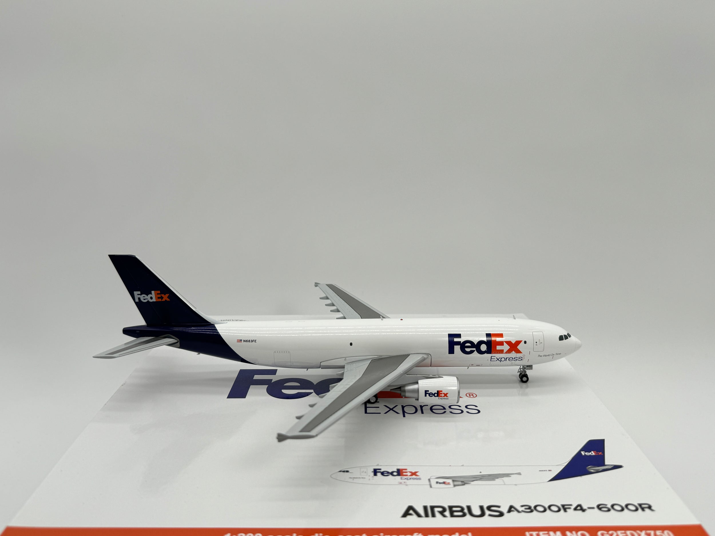 Gemini Jets 1:200 FedEx Express Airbus A300-600 N683FE current scheme G2FDX750