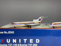 Jet-X 1:400 United Airlines Boeing 727-100/727-200 N7004U/N7641U Saul Bass JX043