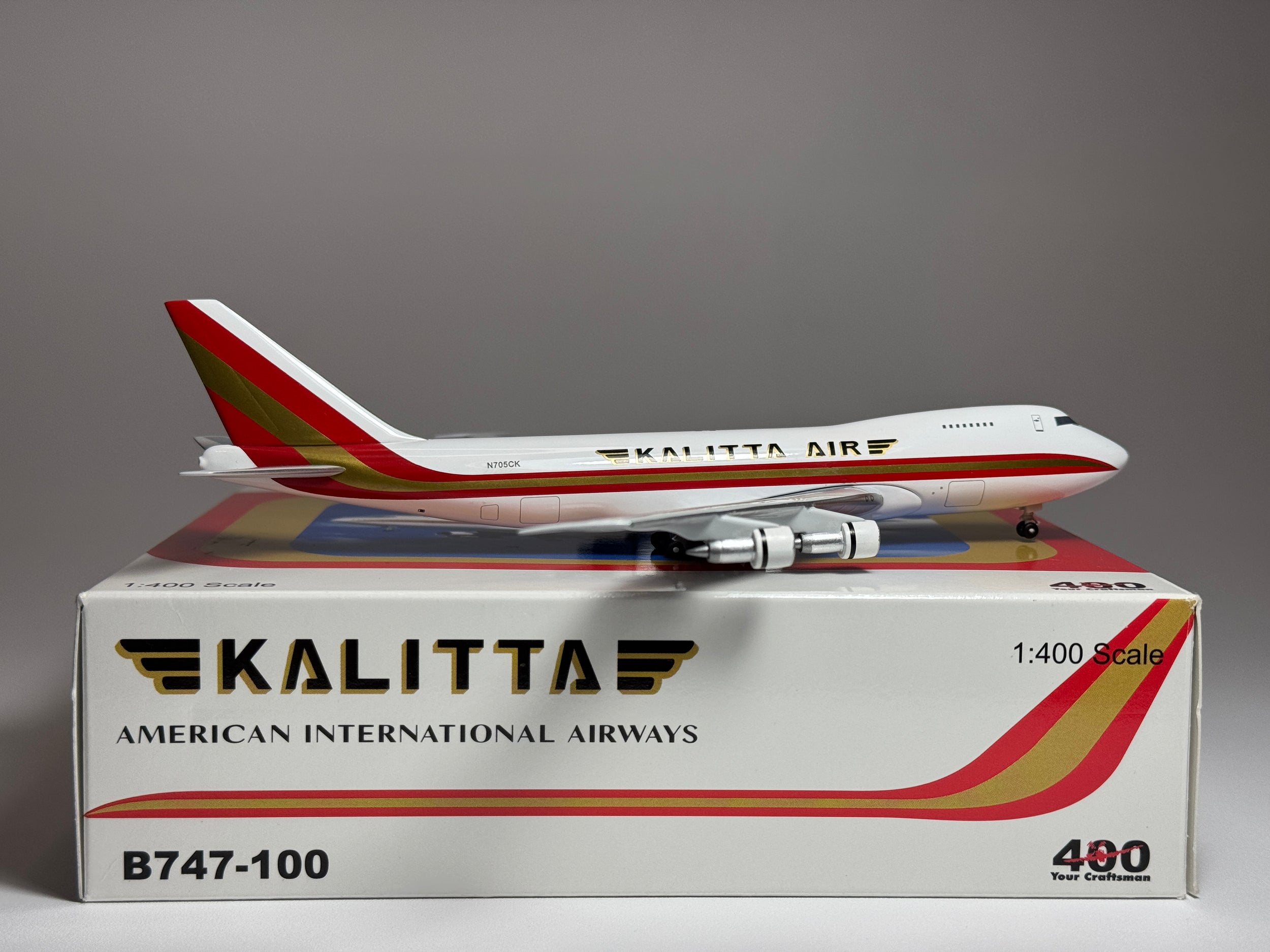 Aeroclassics 1:400 Kalitta Air Boeing 747-200F N705CK BB4-2003-13A