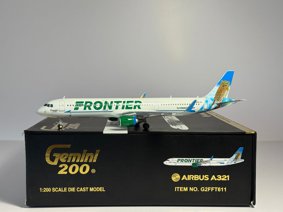 Gemini Jets 1:200 Frontier Airbus A321 N705FR Pygmy Owl G2FFT611