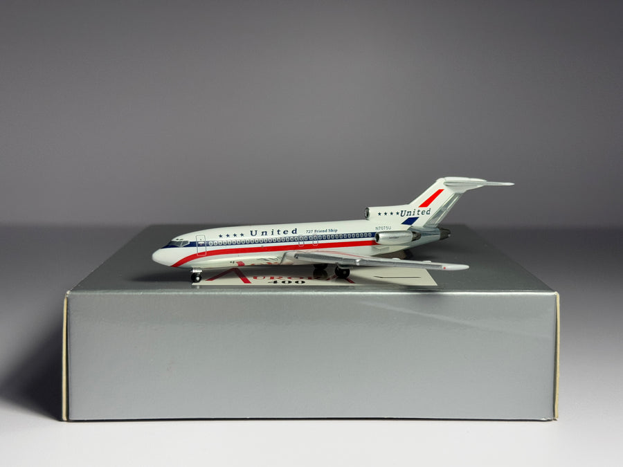 Aeroclassics 1:400 United Airlines Boeing 727-100 N7075U Stars & Bars ACN7075U