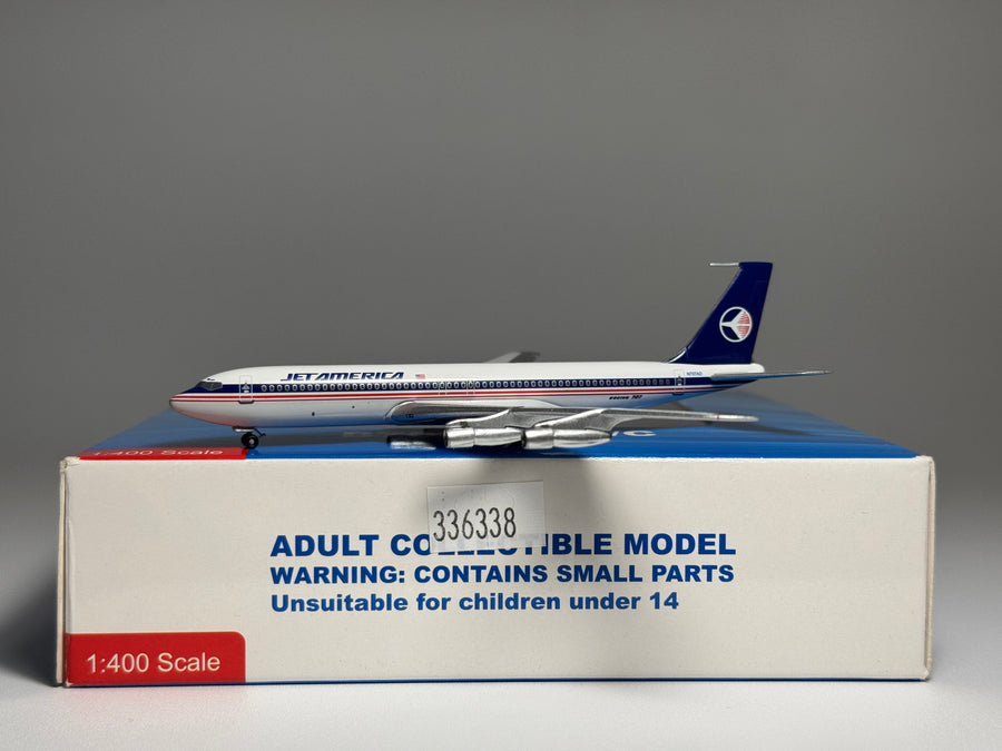 Aeroclassics 1:400 Jet America Boeing 707-320 N707AD 1970s colors ACN707AD