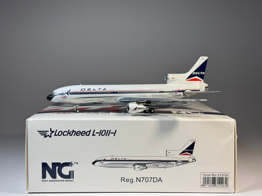 NG Models 1:400 Delta Air Lines Lockheed L-1011 N707DA Widget 31026