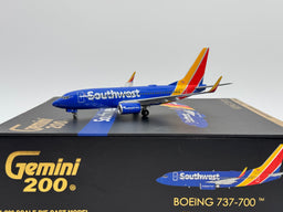Gemini Jets 1:200 Southwest Boeing 737-700 N708SW New Livery G2SWA523