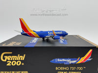 Southwest Airlines Boeing 737-700 1:200 Gemini Jets N708SW (G2SWA523)
