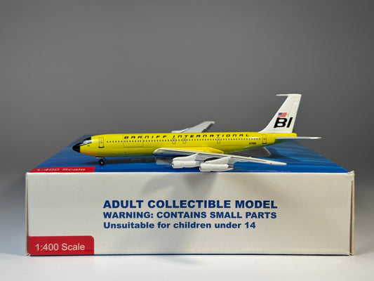 Aeroclassics 1:400 Braniff Boeing 707-320 N7096 Lemon Jellybean ACN7096