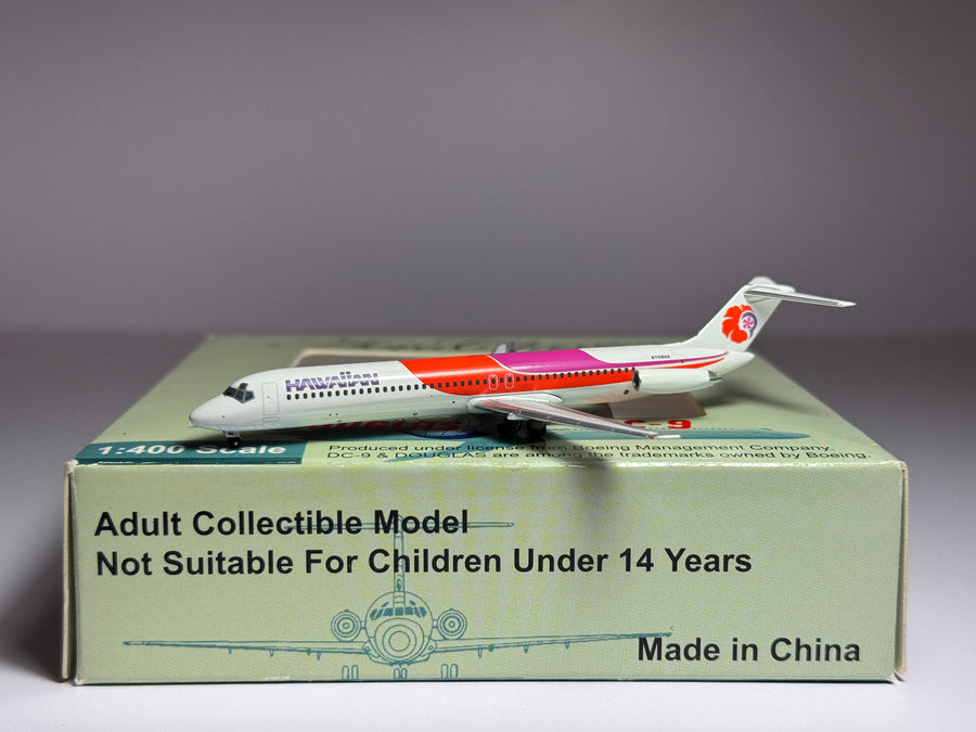 Aeroclassics 1:400 Hawaiian Airlines McDonnell Douglas DC-9-51 N709HA 1980s livery ACN709HA
