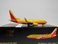 Gemini Jets 1:200 Southwest Boeing 737-700 N714CB Mustard Yellow G2SWA961