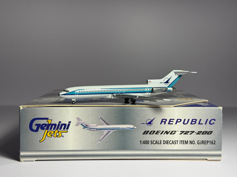 Gemini Jets 1:400 Republic Airlines Boeing 727-200 N721RC 1980s colors GJREP162