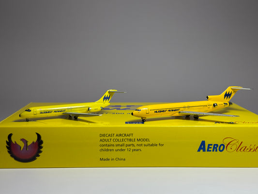Aeroclassics 1:400 Hughes Airwest Boeing 727-200 N723RW + N9338 DC-9-32 two plane set AC18166