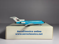 Aeroclassics 1:400 Braniff International Boeing 727-100 N7272 Light Blue Jellybean ACN7272