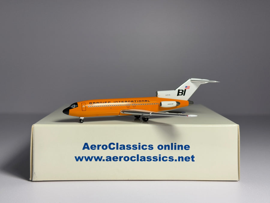 Aeroclassics 1:400 Braniff International Boeing 727-100 N7279 Orange Jellybean ACN7279