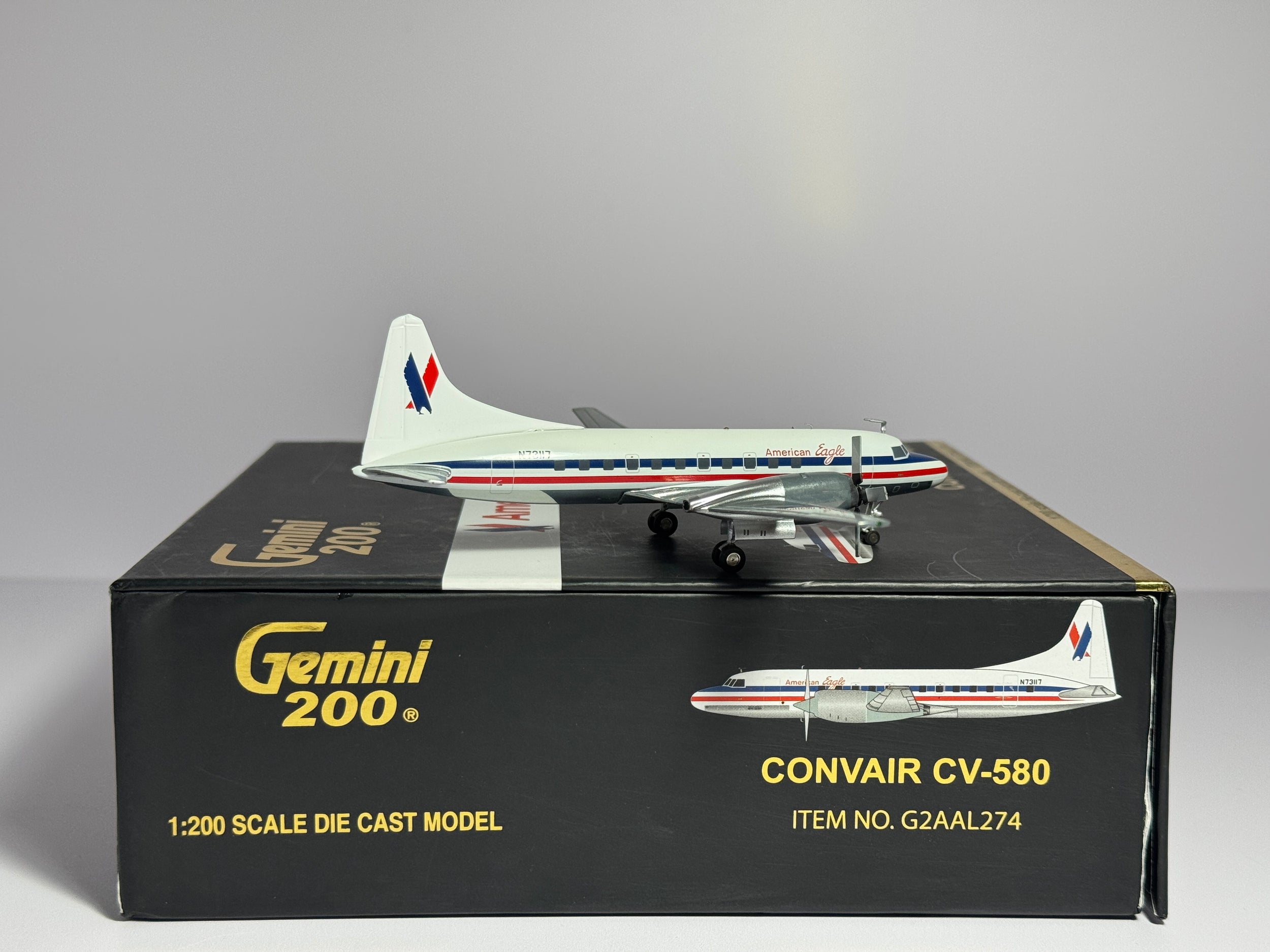 Gemini Jets 1:200 American Eagle Convair CV-580 N73117 G2AAL274