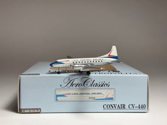 Aeroclassics 1:400 Lake Central Airlines Convair CV-340 N73149 ACN73149