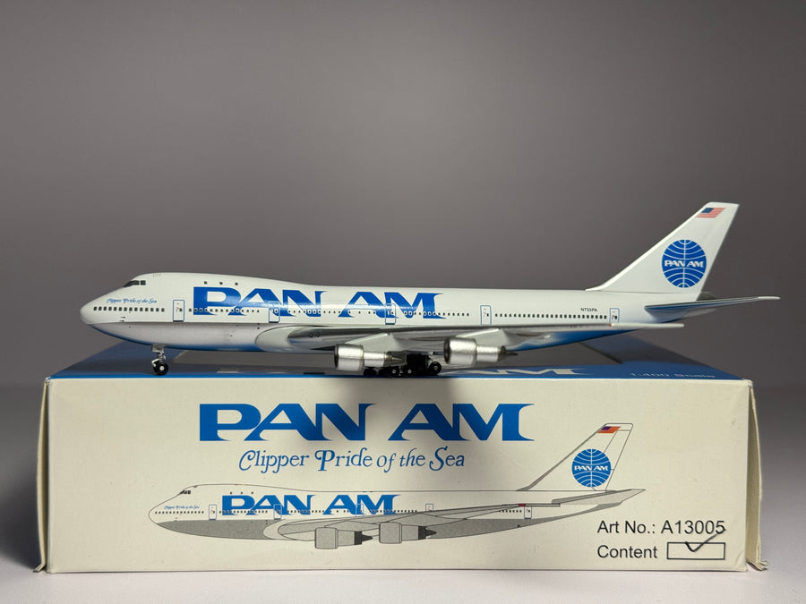 Aeroclassics 1:400 Pan American Boeing 747-200 N733PA Clipper Pride of the Sea BB4-2005-XX