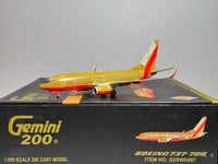 Gemini Jets 1:200 Southwest Boeing 737-700 N736SA Mustard Rocket G2SWA067