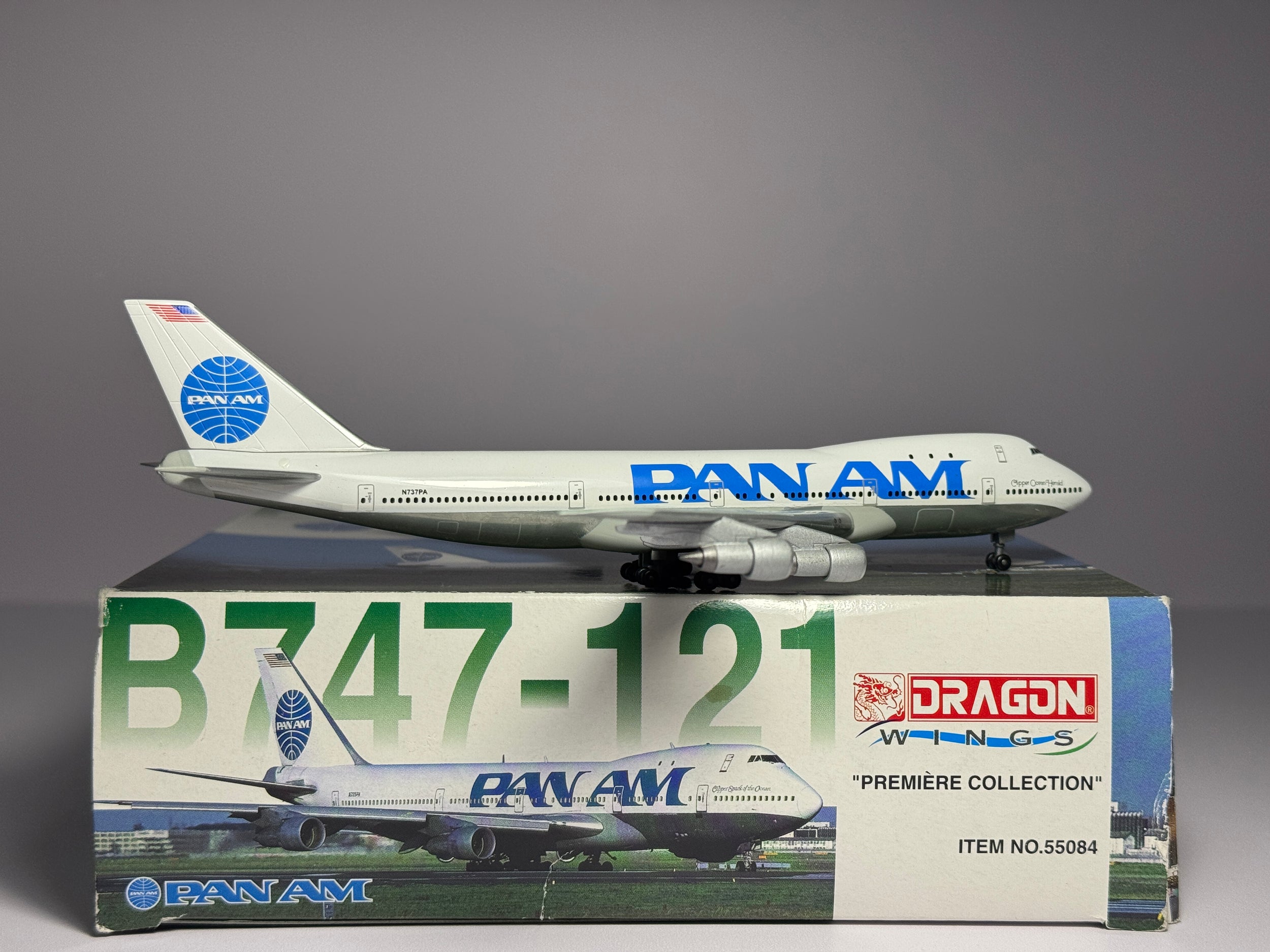Dragon Wings 1:400 Pan American Boeing 747-100 N737PA Billboard 55084