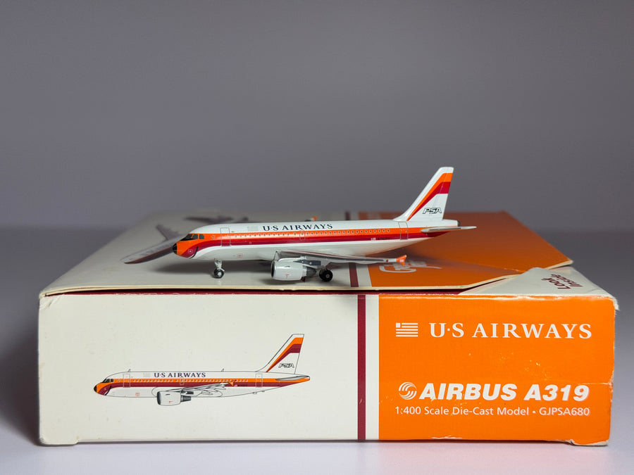 1:400 Gemini Jets U.S Airways Airbus A319-200 N742PS PSA Heritage GJPSA680