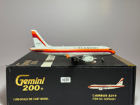 Gemini Jets 1:200 U.S Airways Airbus A319 N742PS PSA Heritage G2PSA001
