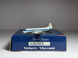 Aeroclassics 1:400 United Airlines Vickers Viscount 700 N7436 Mainliner ACN7436