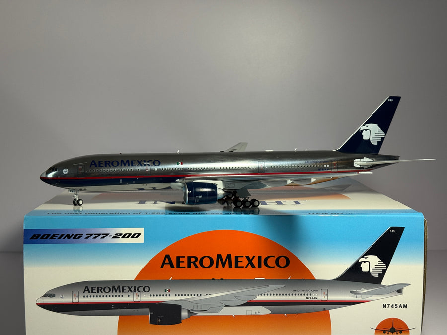 Inflight 1:200 Aeromexico Boeing 777-200 N745AM polished IF772AM1023P