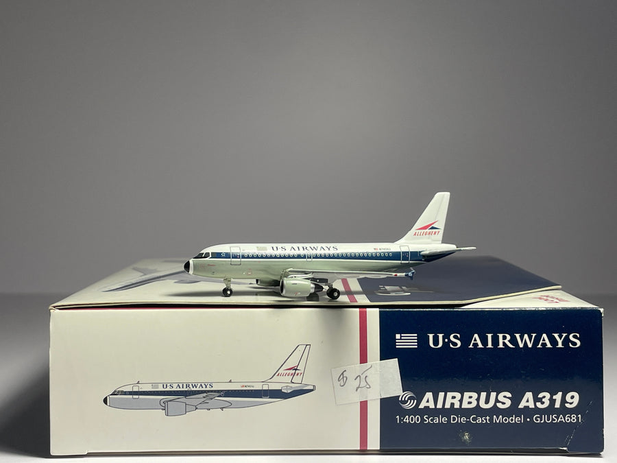 Gemini Jets 1:400 U.S Airways Airbus A319 N745VJ Allegheny Heritage GJUSA681
