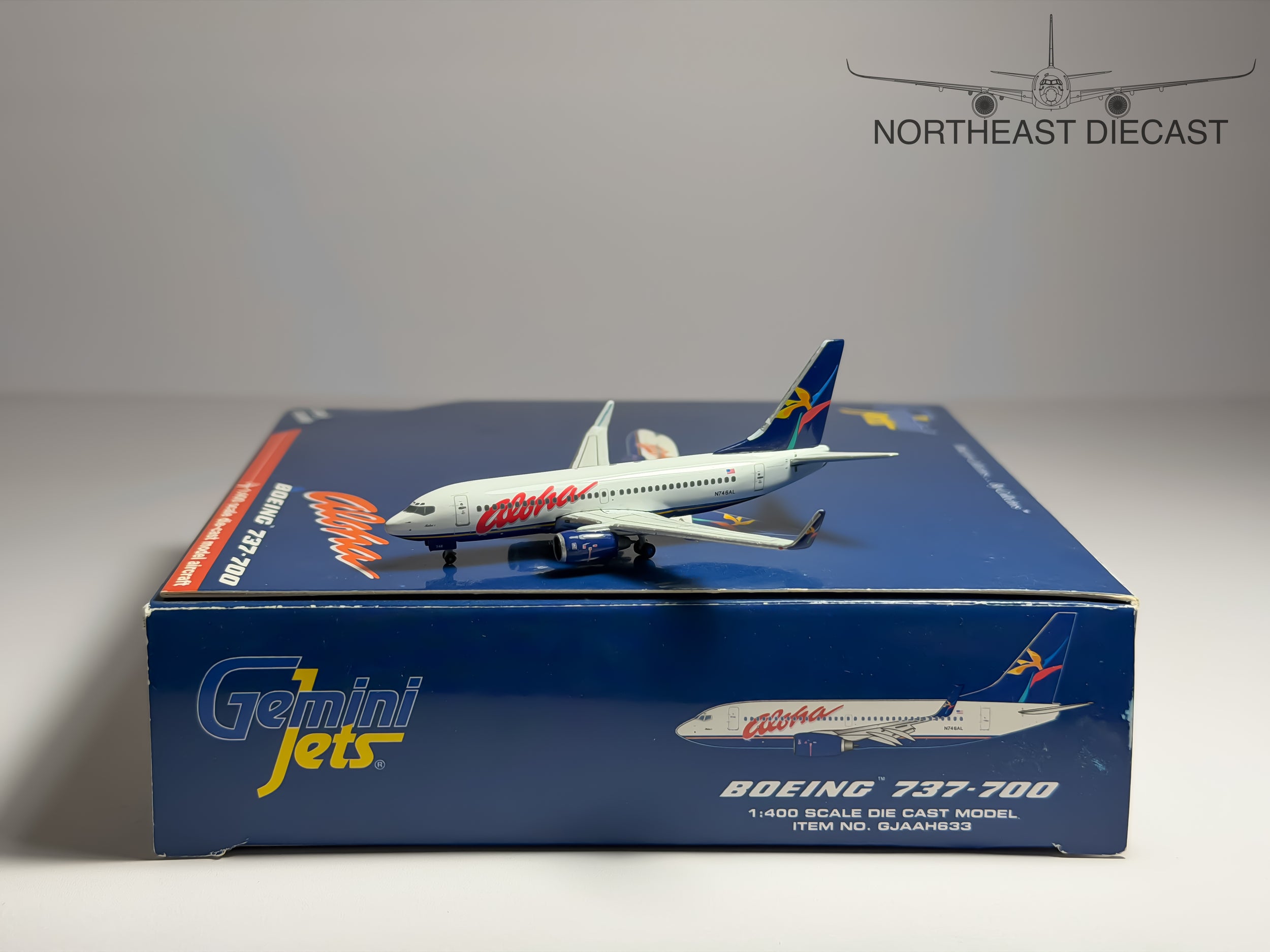 Aloha Airlines Boeing 737-700 1:400 Gemini Jets N746AL (GJAAH633)
