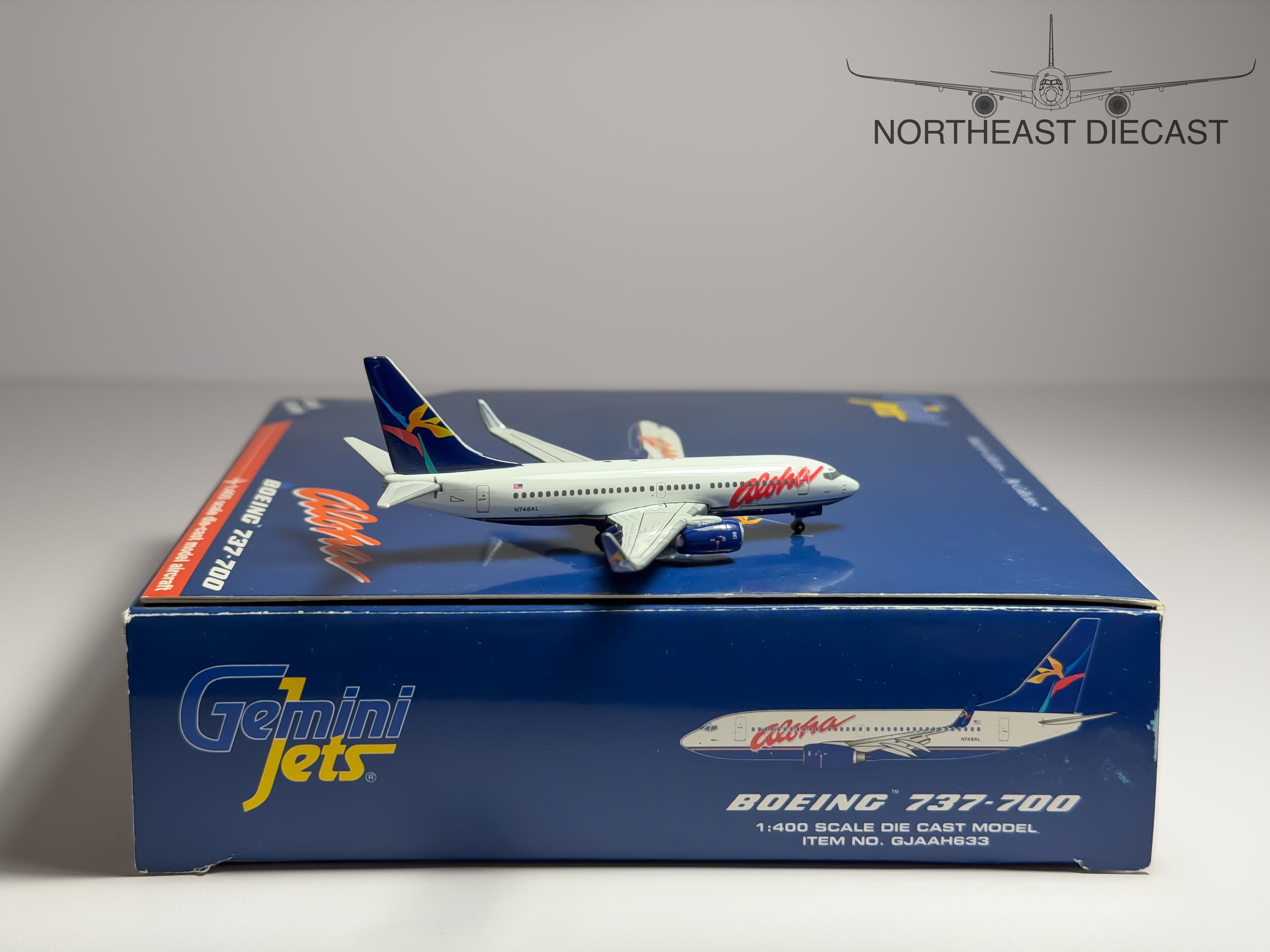 Aloha Airlines Boeing 737-700 1:400 Gemini Jets N746AL (GJAAH633)