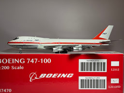 SQ Wings 1:200 House Livery Boeing 747-100 N7470 First Flight L2112FD Flaps Down