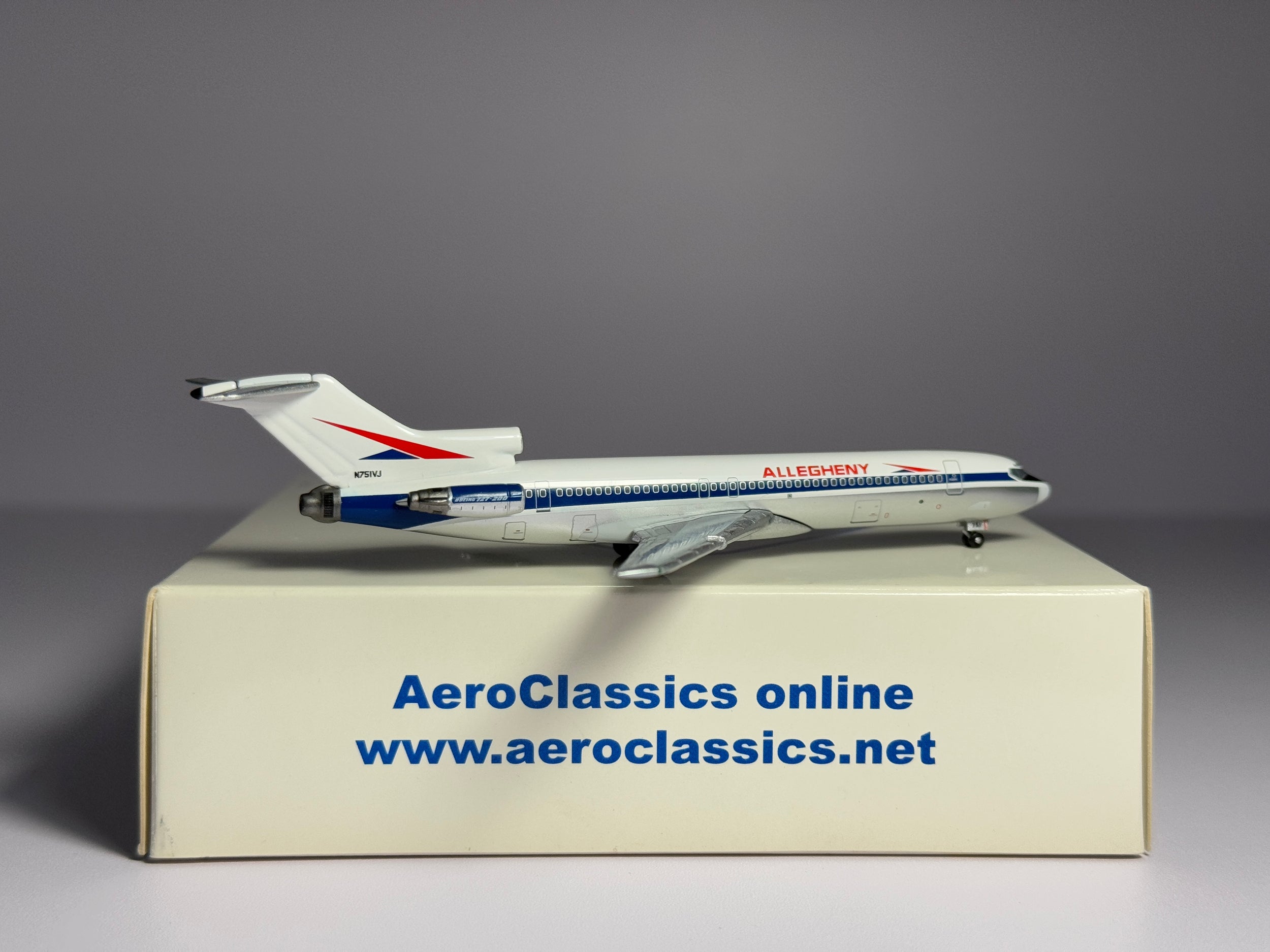 Aeroclassics 1:400 Allegheny Airlines Boeing 727-200 N751VJ ACUSA026