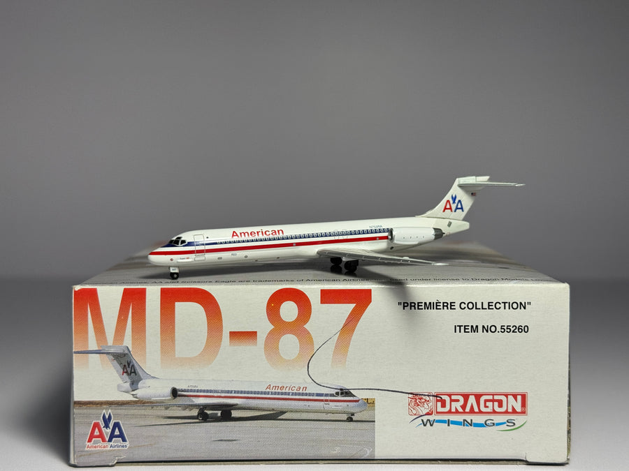 Dragon Wings 1:400 American Airlines McDonnell Douglas MD-87 N753RA white 55260