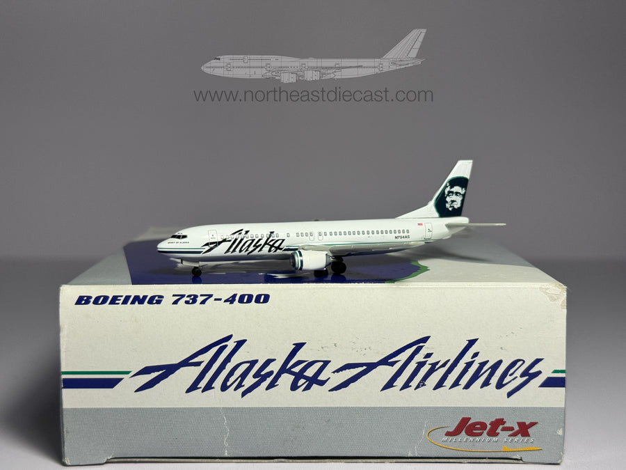 Alaska Airlines Boeing 737-400 1:400 Jet-X N754AS (JX007)