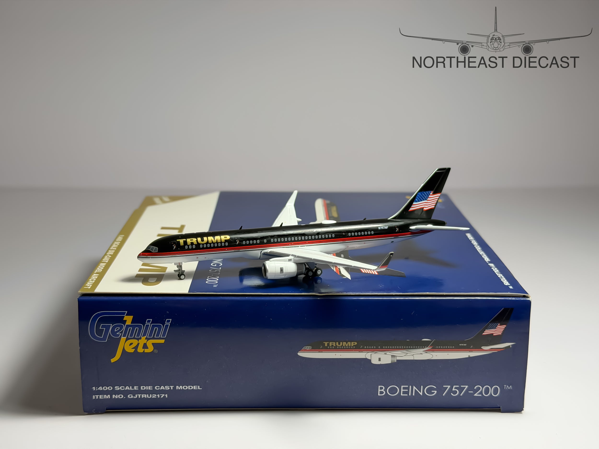 The Trump Orginization Boeing 757-200 1:400 Gemini Jets N757AF (GJTRU2171)